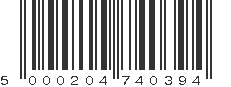 EAN 5000204740394