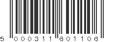 EAN 5000311601106