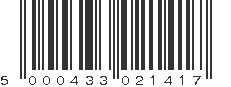 EAN 5000433021417