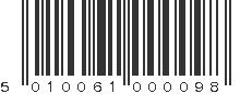 EAN 5010061000098