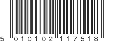 EAN 5010102117518