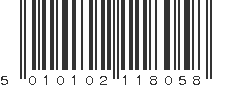 EAN 5010102118058