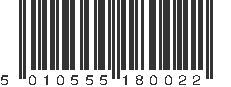 EAN 5010555180022