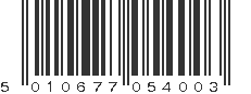 EAN 5010677054003