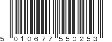 EAN 5010677550253