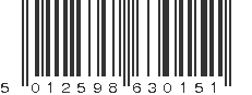 EAN 5012598630151