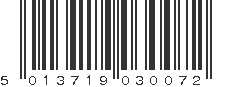 EAN 5013719030072