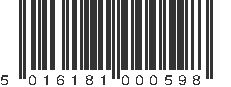 EAN 5016181000598