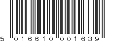 EAN 5016610001639