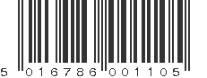 EAN 5016786001105