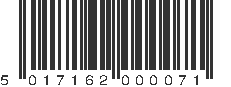 EAN 5017162000071