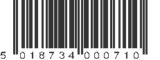 EAN 5018734000710