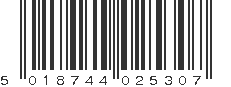 EAN 5018744025307