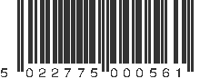 EAN 5022775000561