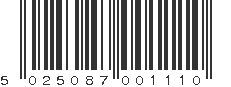 EAN 5025087001110