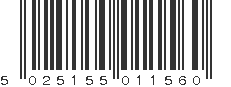 EAN 5025155011560