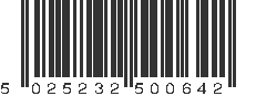 EAN 5025232500642