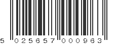 EAN 5025657000963