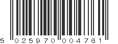 EAN 5025970004761