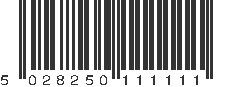 EAN 5028250111111