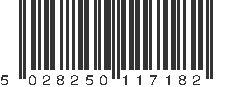 EAN 5028250117182