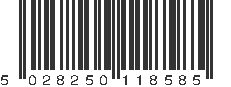 EAN 5028250118585