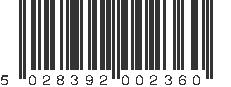 EAN 5028392002360