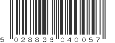 EAN 5028836040057