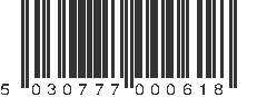 EAN 5030777000618
