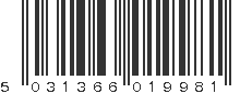 EAN 5031366019981