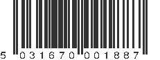 EAN 5031670001887