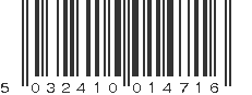 EAN 5032410014716