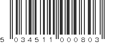 EAN 5034511000803