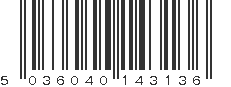 EAN 5036040143136