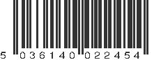 EAN 5036140022454