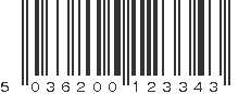 EAN 5036200123343
