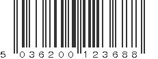 EAN 5036200123688