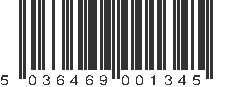 EAN 5036469001345