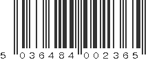 EAN 5036484002365