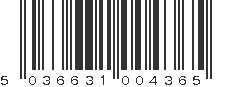 EAN 5036631004365