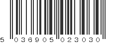 EAN 5036905023030