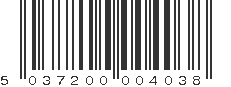 EAN 5037200004038