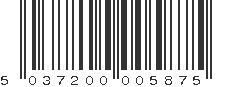 EAN 5037200005875