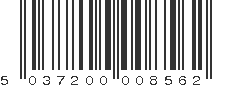 EAN 5037200008562