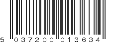 EAN 5037200013634