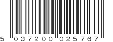 EAN 5037200025767