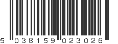 EAN 5038159023026