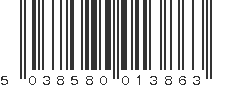 EAN 5038580013863