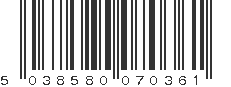 EAN 5038580070361