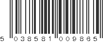 EAN 5038581009865